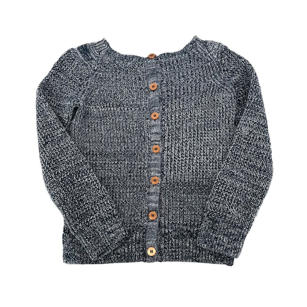 M.i.H Jeans The Chloe Button Back Marled Cotton Jumper Sweater Large - Picture 9 of 14
